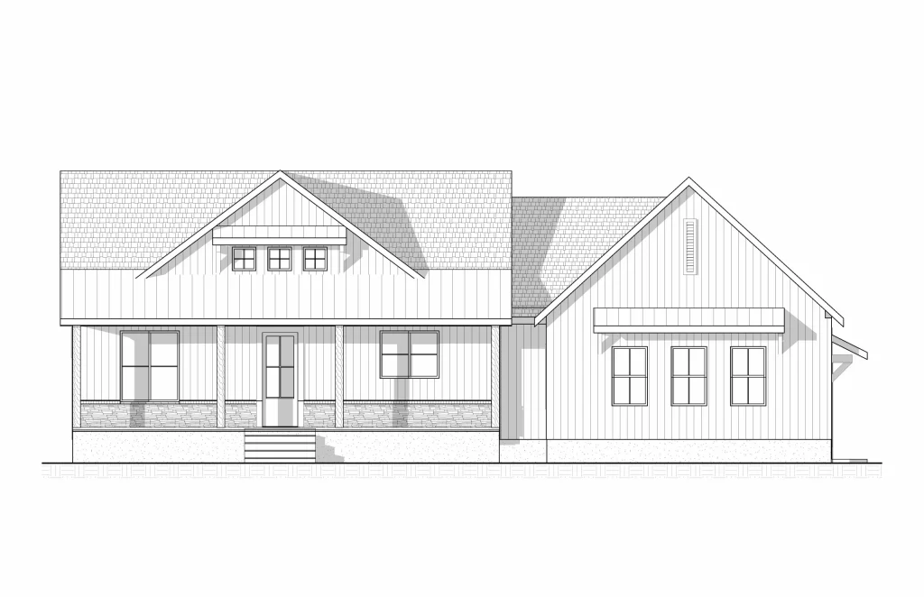 Farmhouse Front Elevation