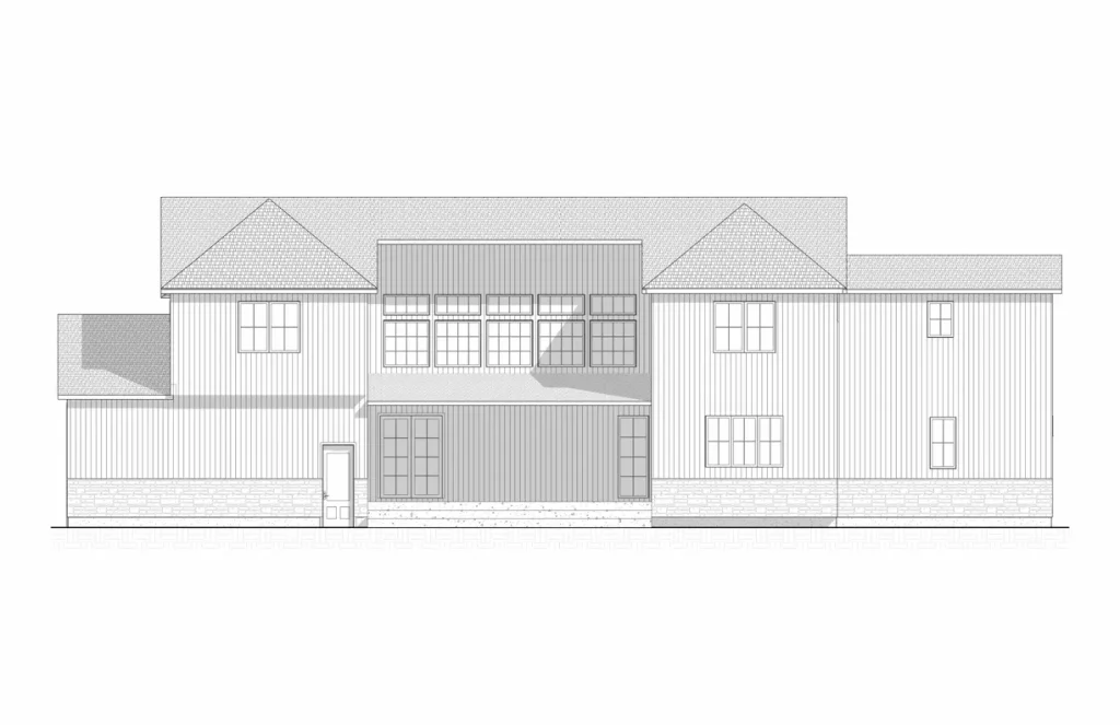 Golden Field Haven - Rear Elevation