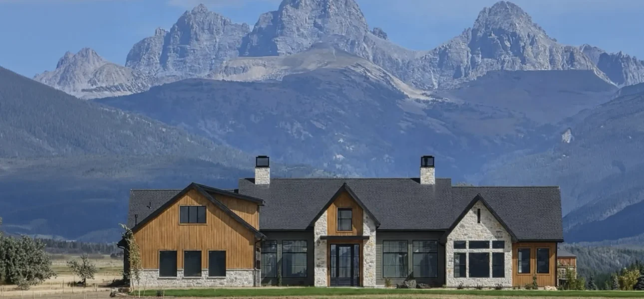 A photo of a Mountain Modern home in the Driggs, Victor, Teton County area of Idaho built by MDS Homes