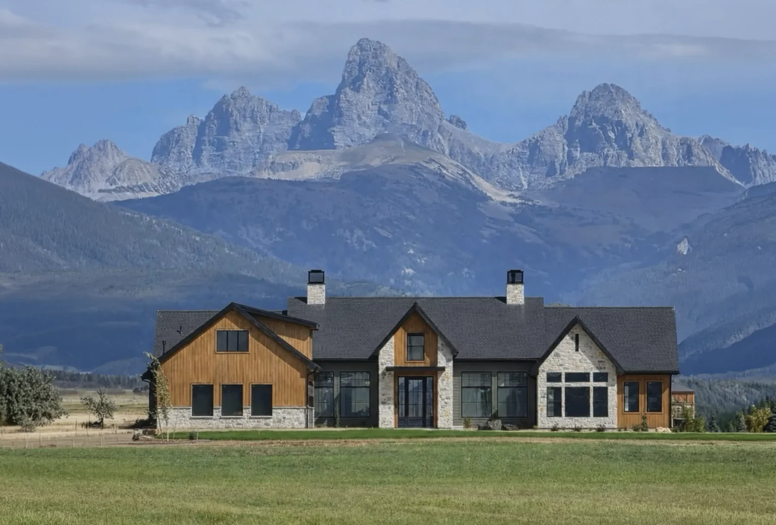 A photo of a Mountain Modern home in the Driggs, Victor, Teton County area of Idaho built by MDS Homes