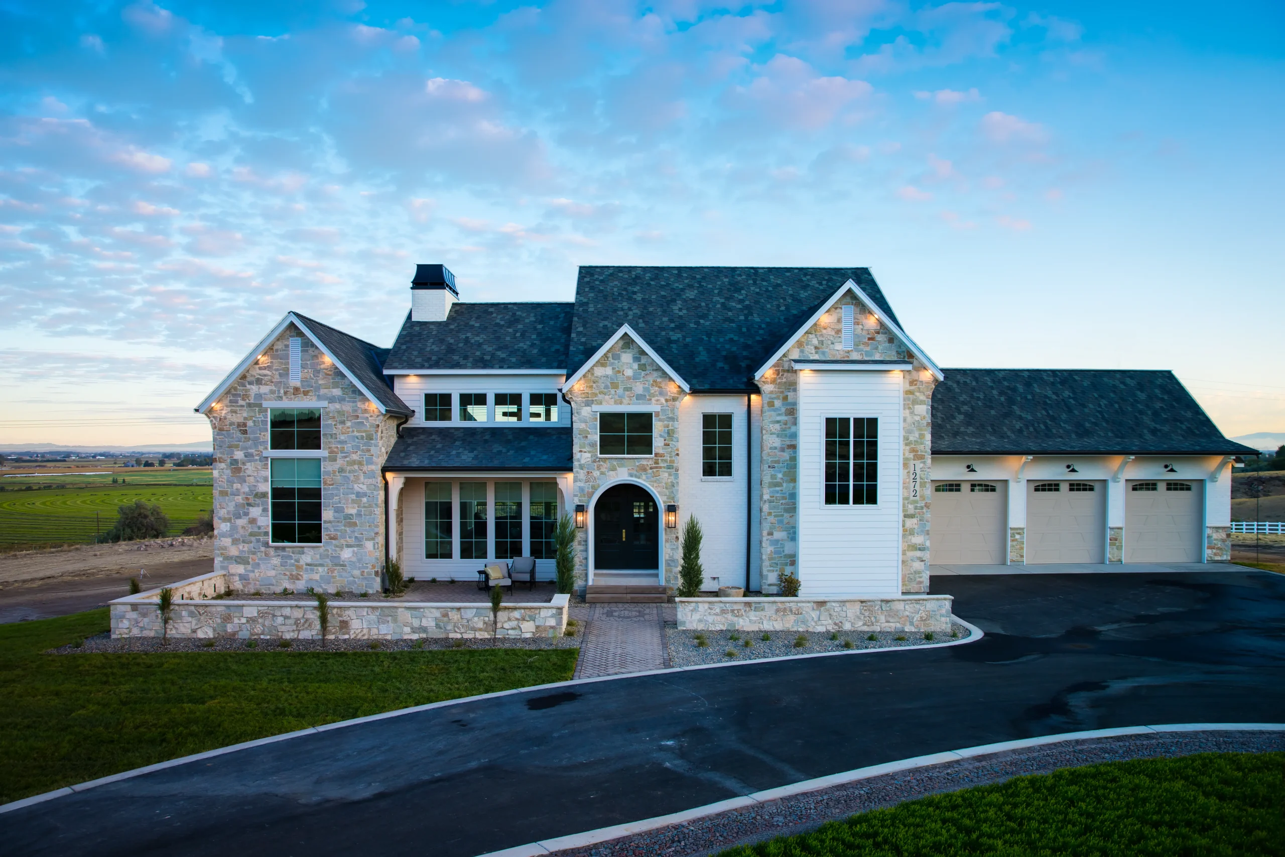 A high resolution photo of the 2026 Parade of Homes Best Home Winner by MDS Homes called the Emberline in Shelley Idaho.